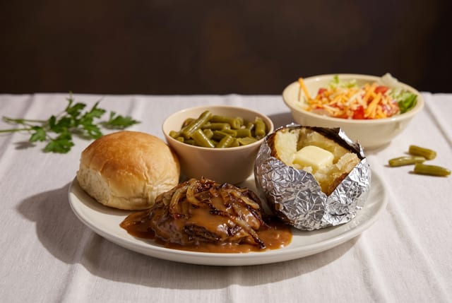 Hamburger Steak.