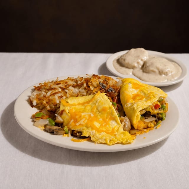 Veggie Omelette.